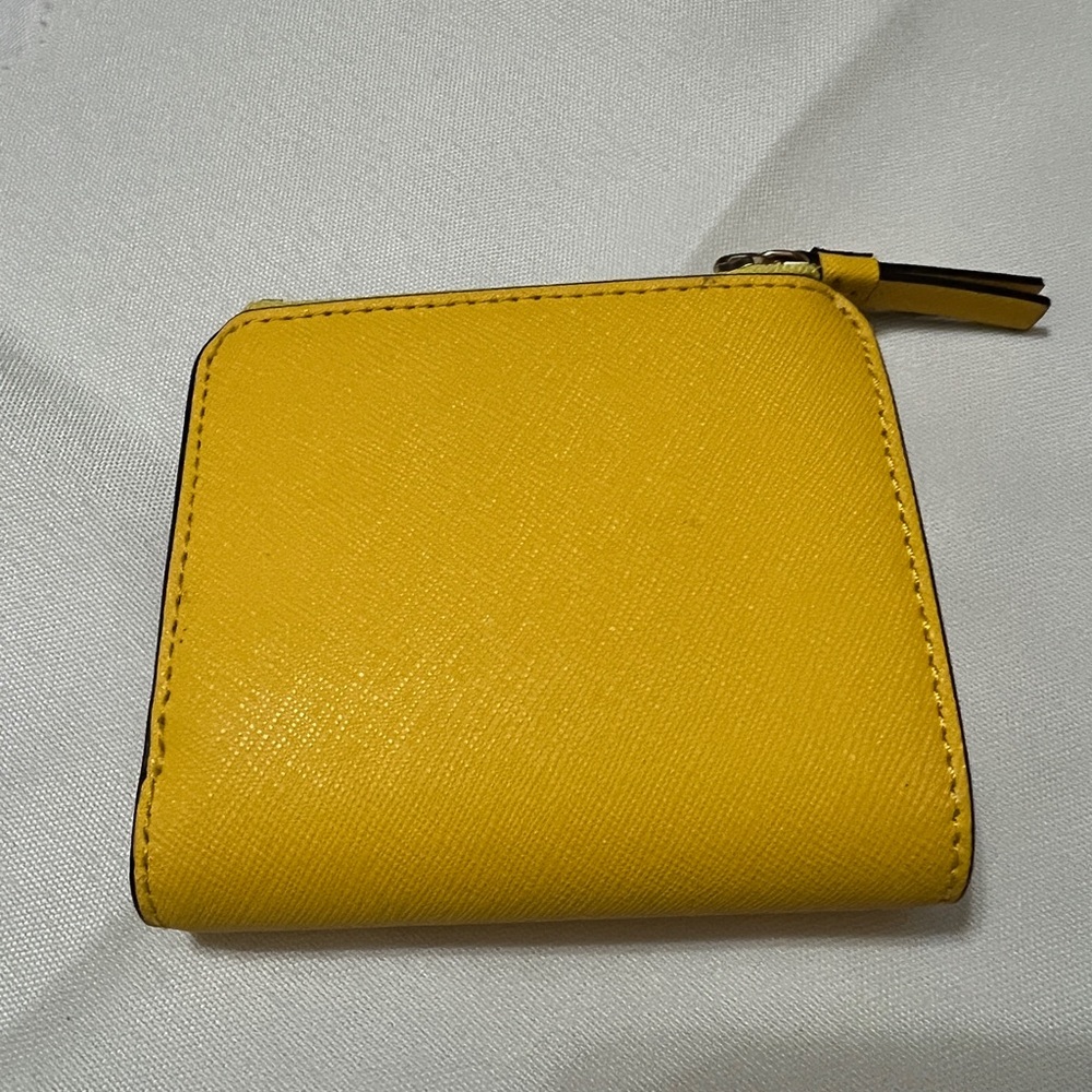 Yellow Zip Wallet